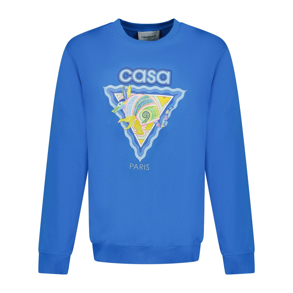 Casablanca 'Alebrije Armadillo' Sweatshirt Blue - Boinclo ltd - Outlet Sale Under Retail
