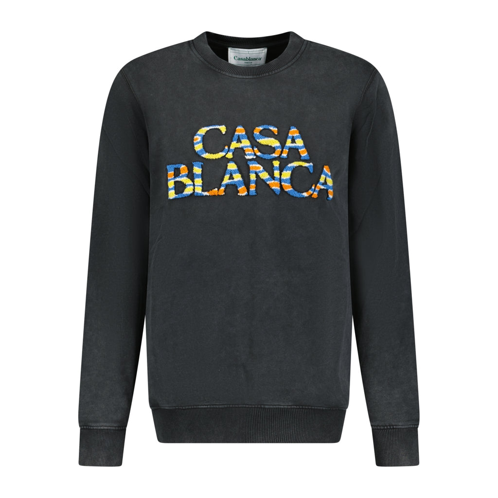 Casablanca 'Ange De Jour' Sweatshirt Faded Black - Boinclo ltd - Outlet Sale Under Retail