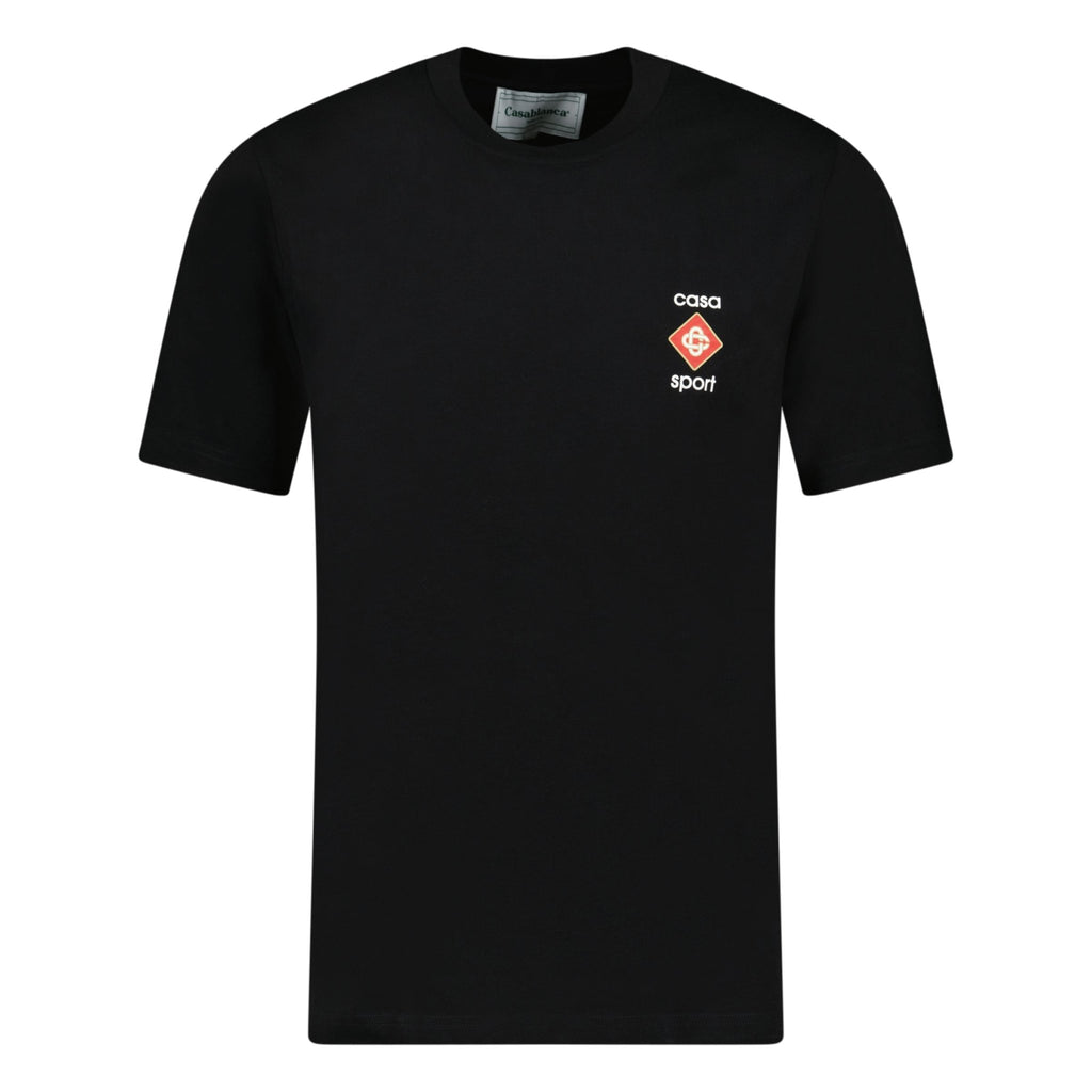 Casablanca 'Casa Sport' T-Shirt Black - Boinclo ltd - Outlet Sale Under Retail