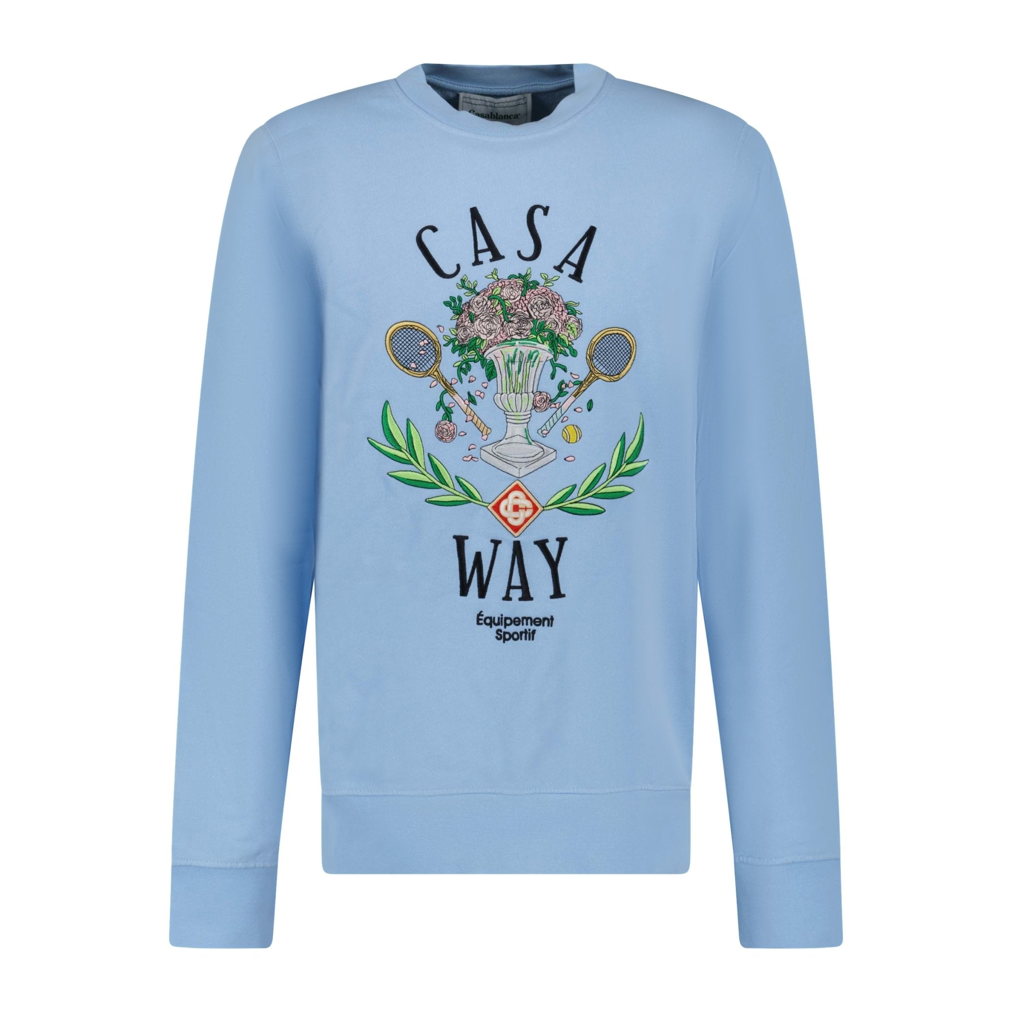 Casablanca 'Casa Way Pale' Sweatshirt Blue