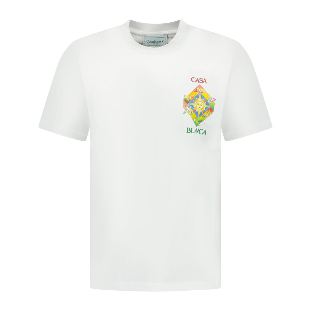 Casablanca 'Les Elements' T-Shirt White - Boinclo ltd - Outlet Sale Under Retail
