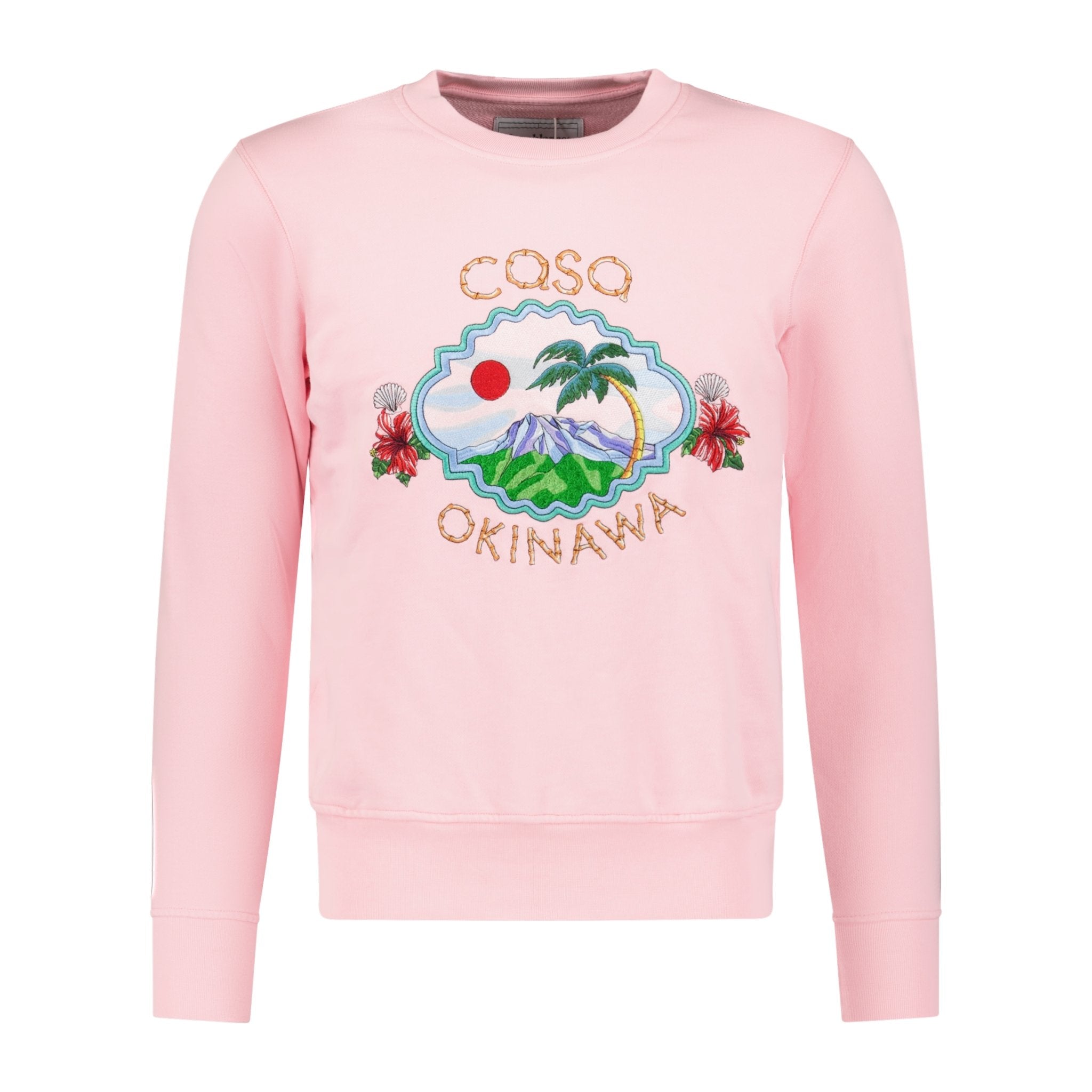 (Womens) Casablanca 'Okinawa' Embodied Graphic Sweatshirt Pink
