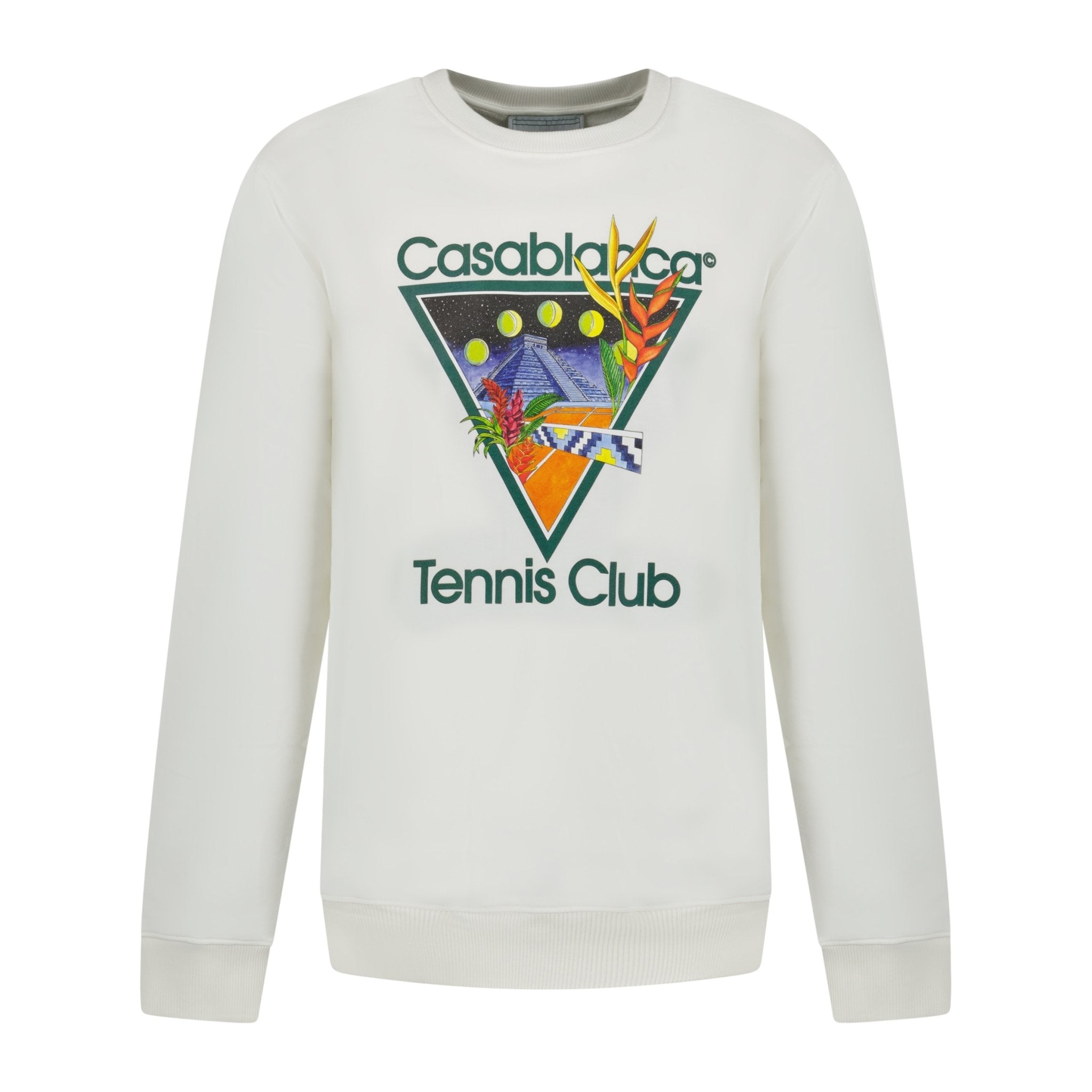 Casablanca 'Tennis Club' Sweatshirt White