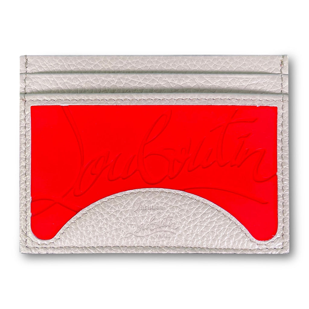 Christian Louboutin Card Holder Light Grey - Boinclo ltd - Outlet Sale Under Retail