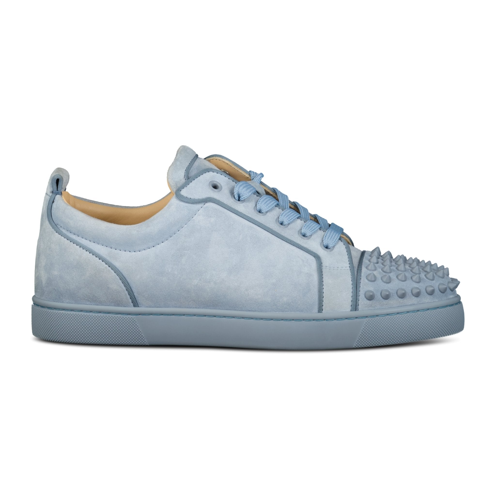 Christian Louboutin 'Junior Spikes' Orlato Sneakers Light Blue - 9