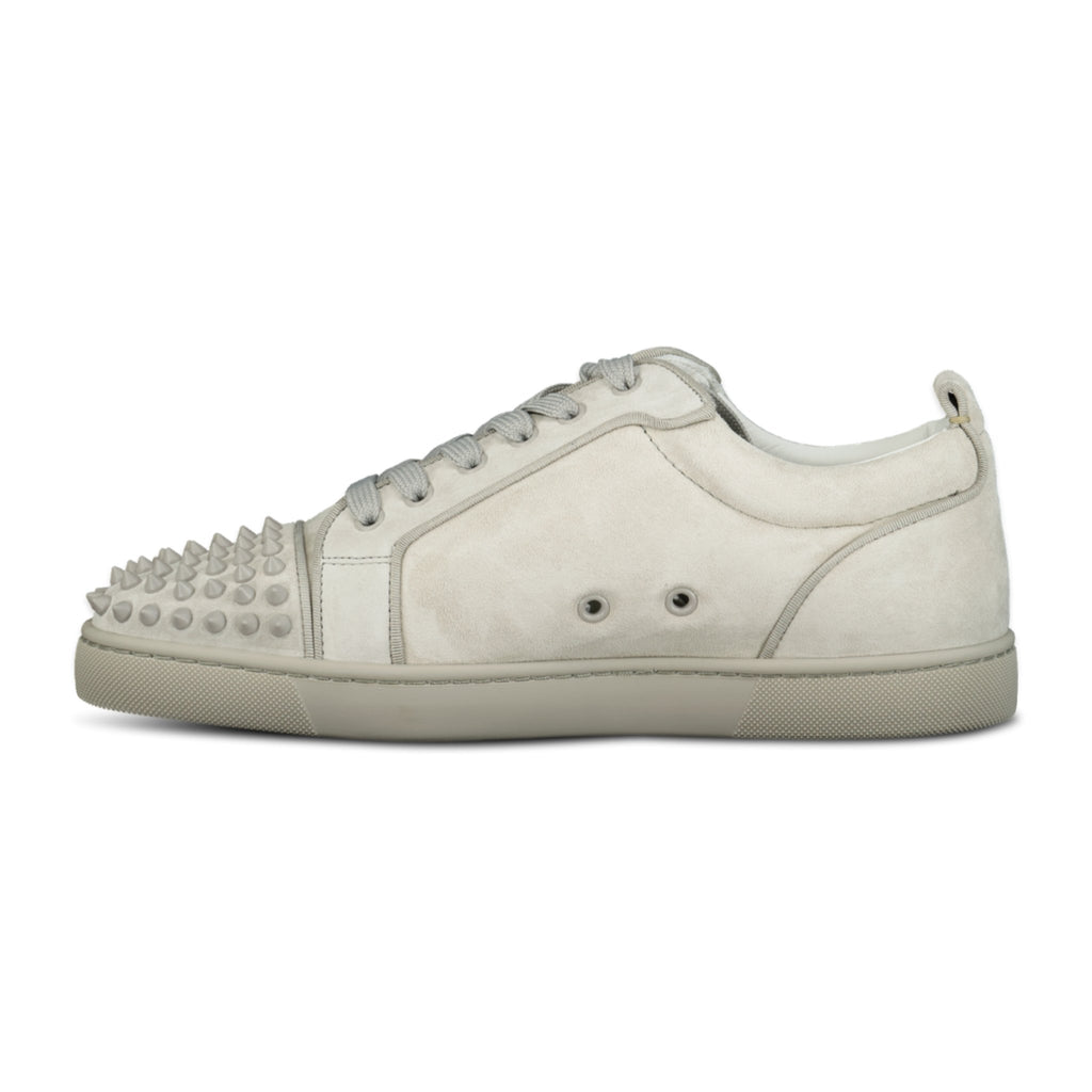 Christian Louboutin 'Junior Spikes' Orlato Sneakers Light Grey - Boinclo ltd - Outlet Sale Under Retail