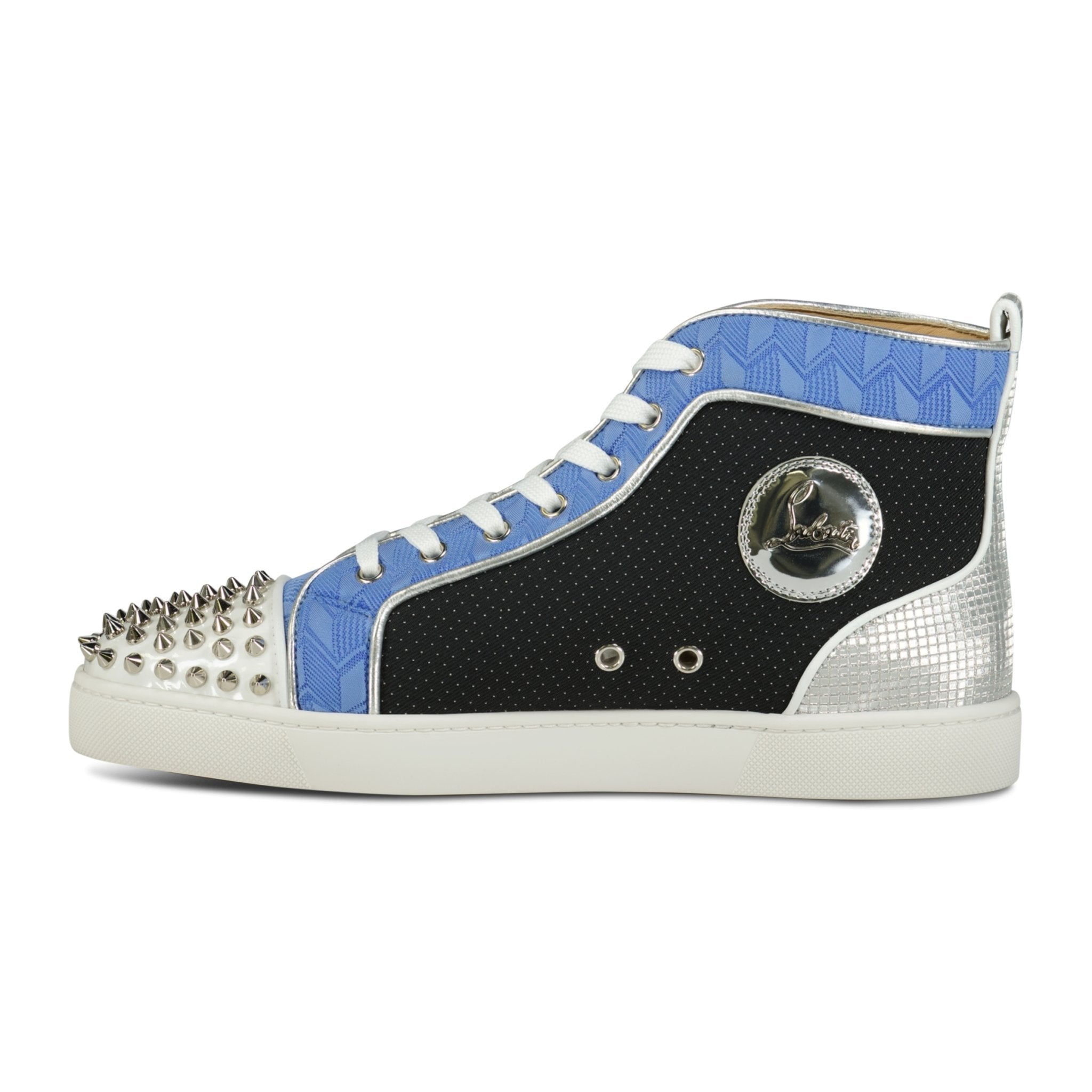 Lou Spikes Orlato Sneakers in Blue - Christian Louboutin