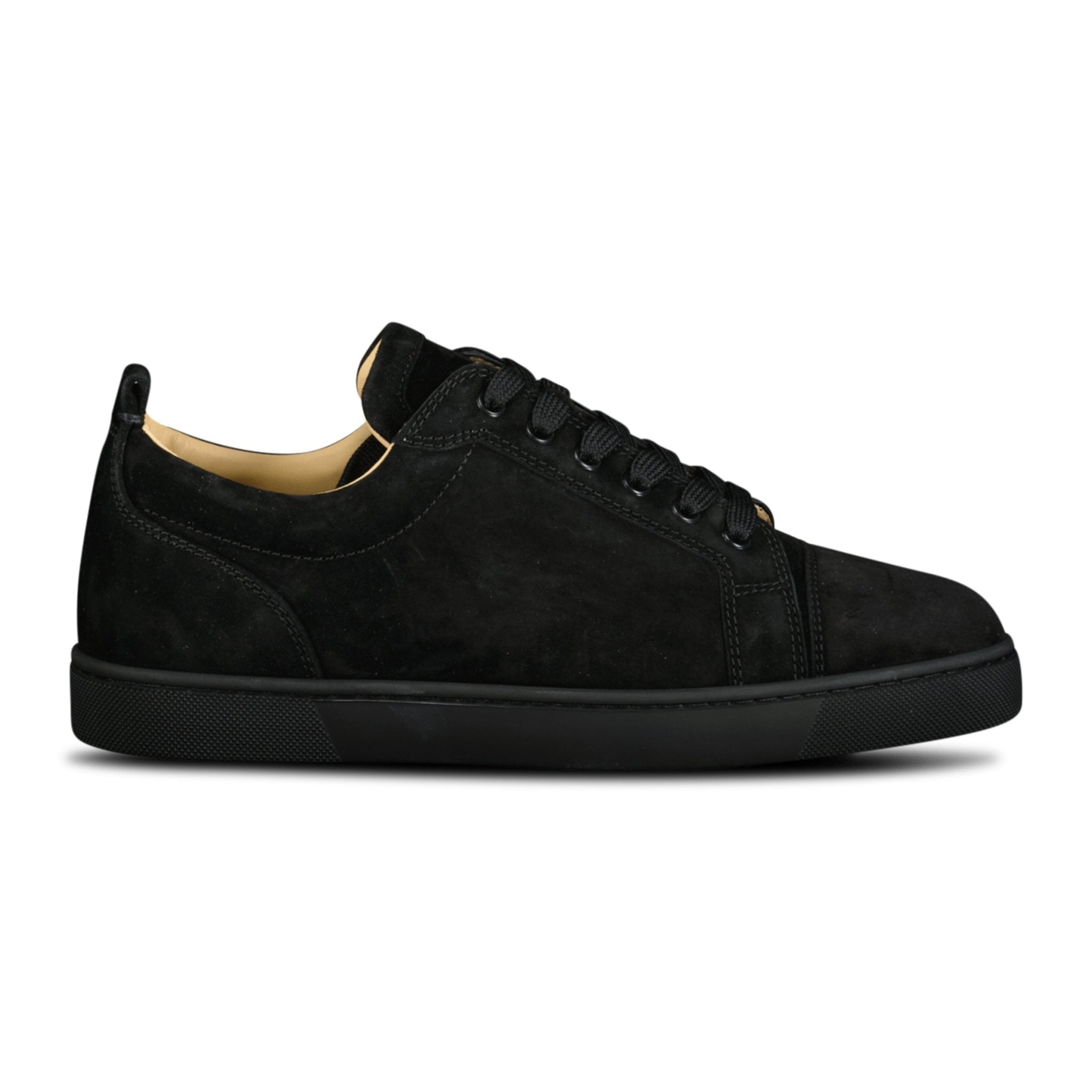 Christian Louboutin 'Louis Junior Flat' Sneakers Suede Black