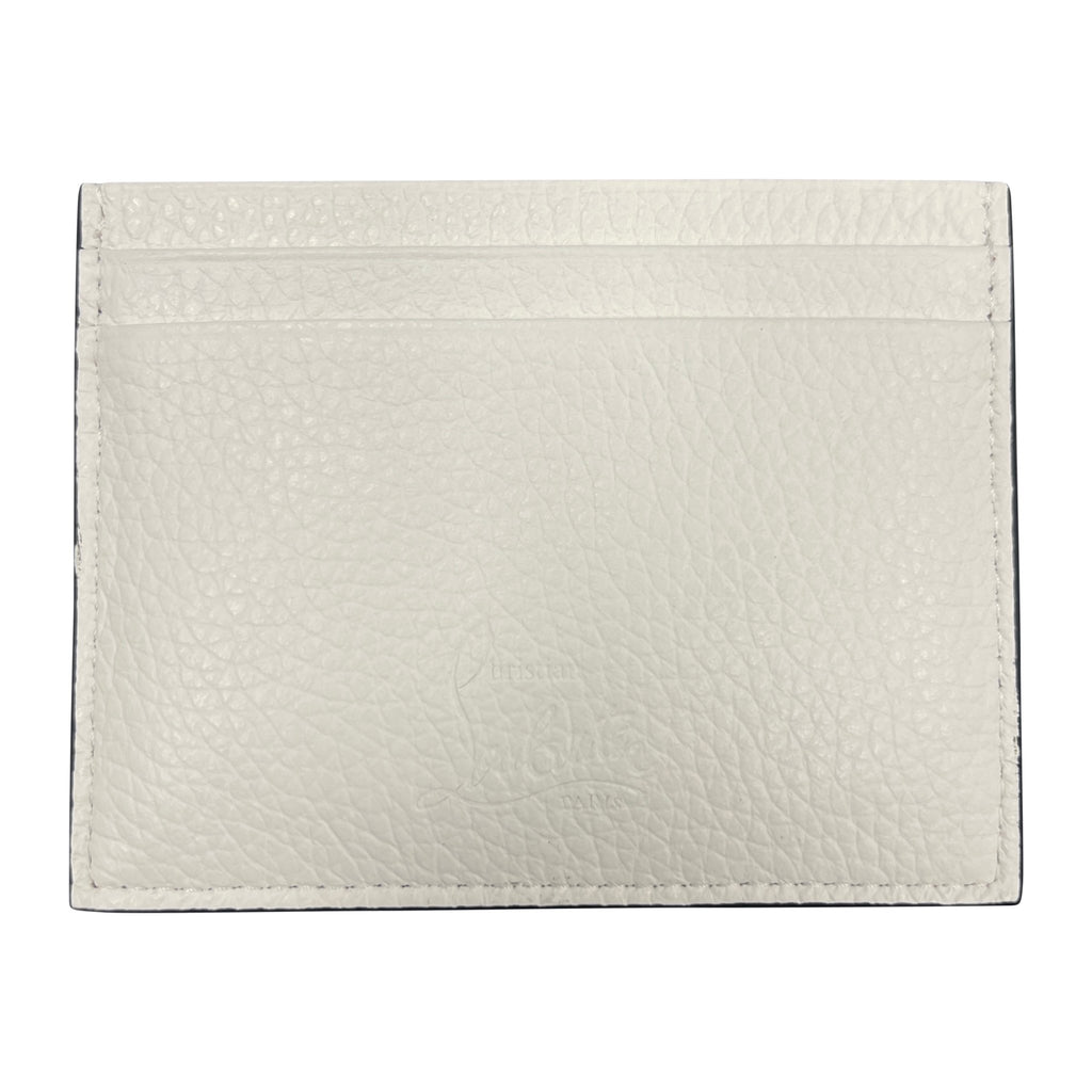 Christian Louboutin Stud Card Holder White - Boinclo ltd - Outlet Sale Under Retail