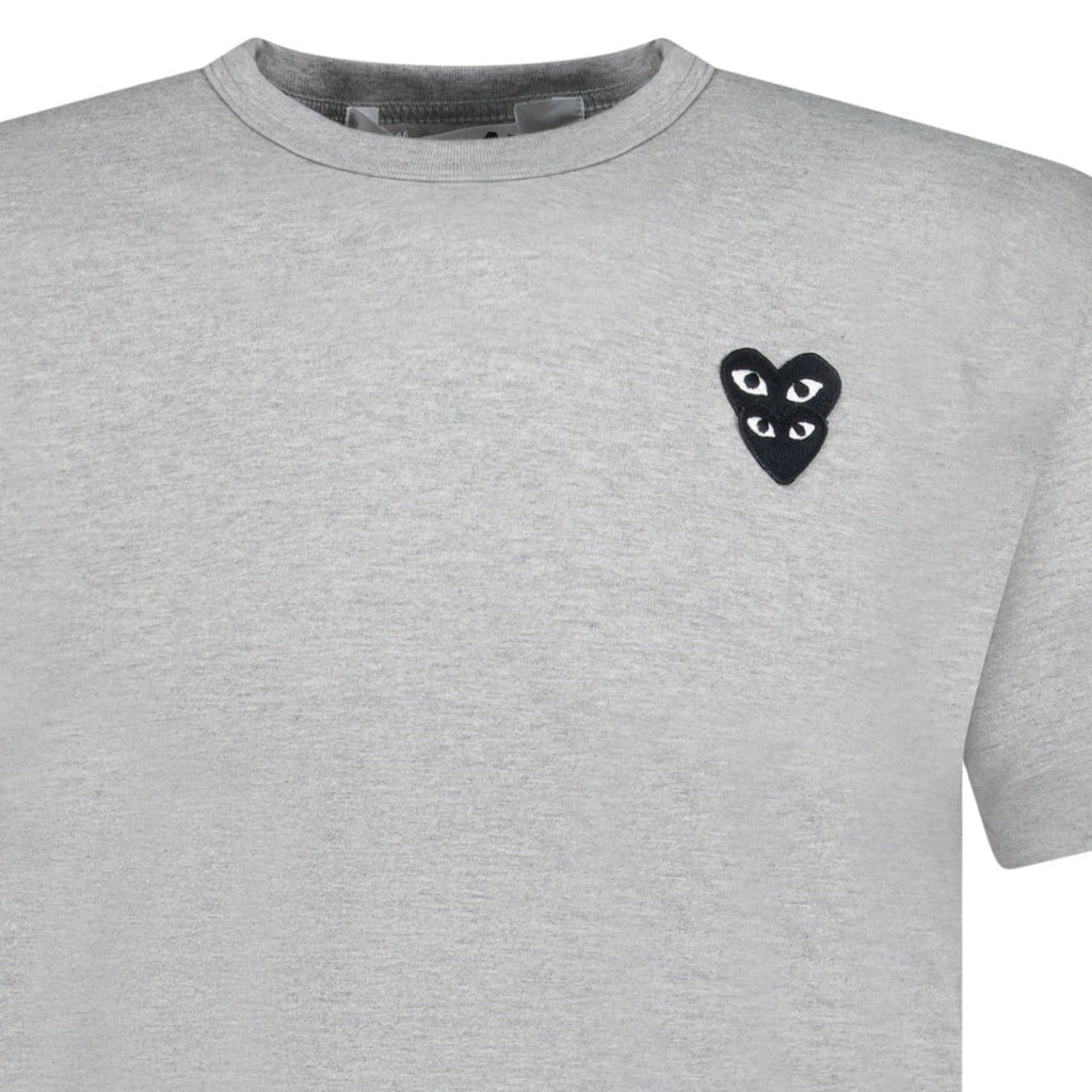 Comme Des Garcons Black Heart Logo T-Shirt Grey - Boinclo ltd - Outlet Sale Under Retail