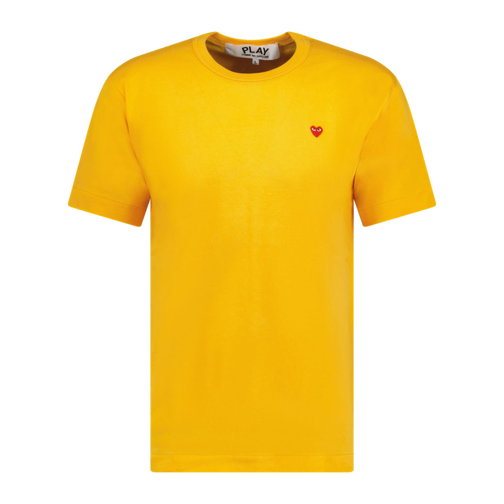Comme Des Garcons Small Stitch Heart T-Shirt Orange - Boinclo ltd - Outlet Sale Under Retail