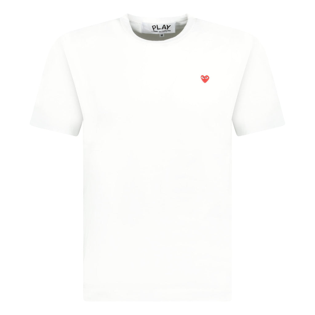 Comme Des Garcons Small Stitch Heart T-Shirt White - Boinclo ltd - Outlet Sale Under Retail