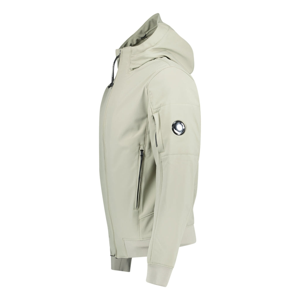 CP Company Arm Lens Shell Hooded Jacket Silver Sage - Boinclo ltd - Outlet Sale Under Retail