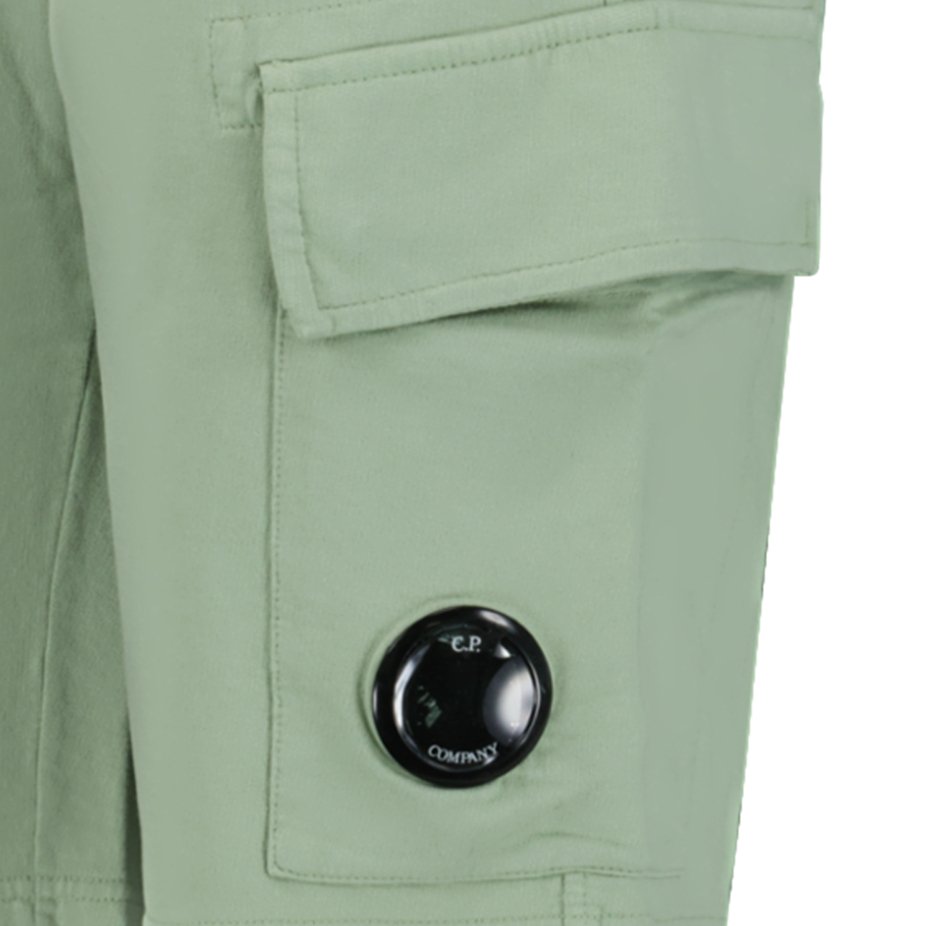 CP Company Bermuda Cotton Shorts Tea Green - Boinclo ltd - Outlet Sale Under Retail