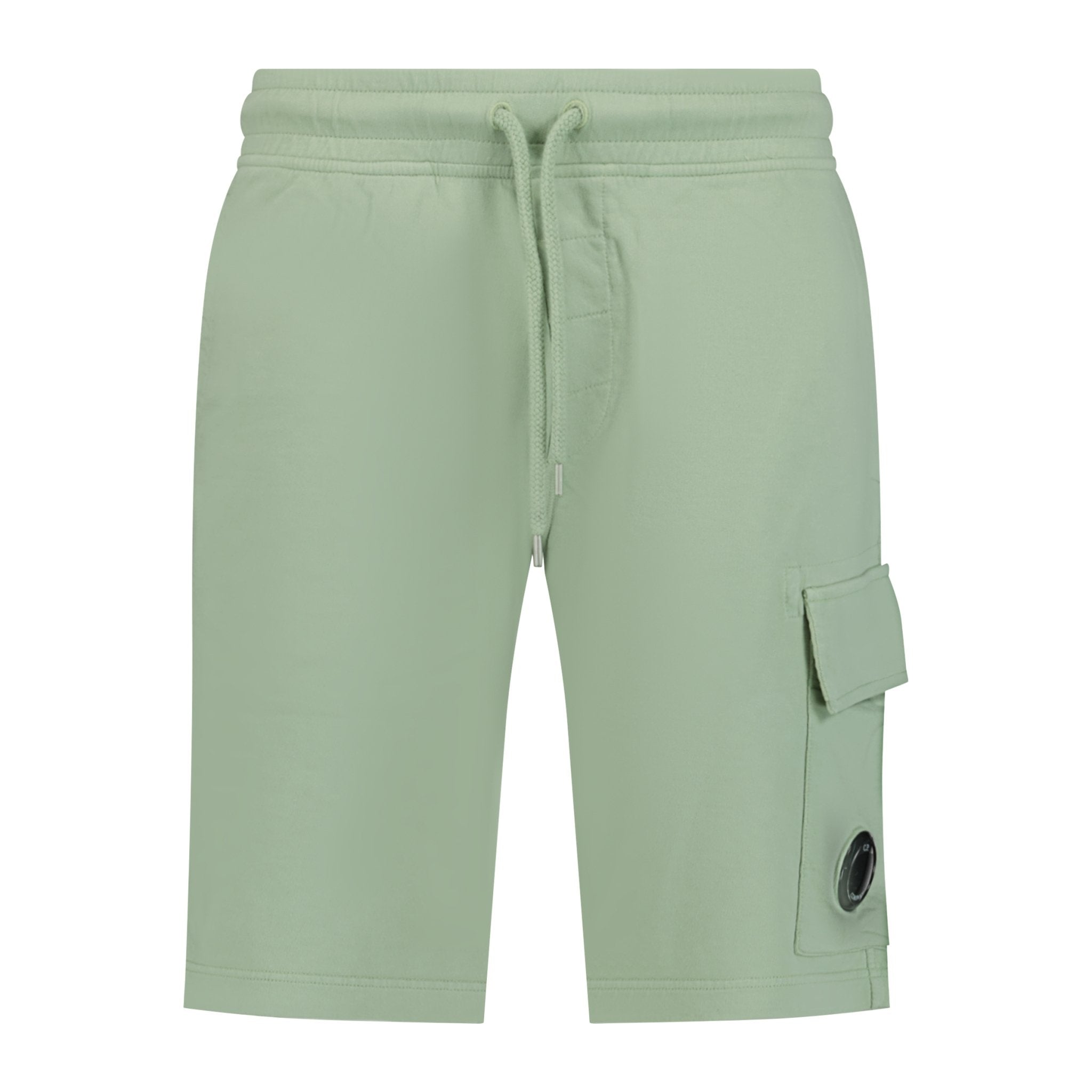 CP Company Bermuda Cotton Shorts Tea Green