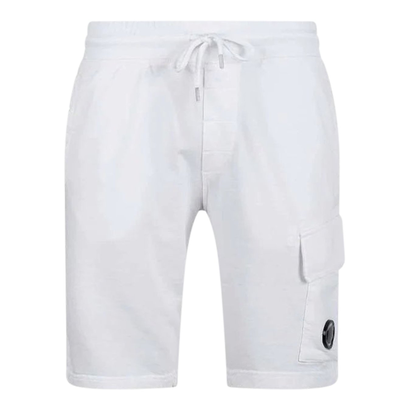 CP Company Bermuda Cotton Shorts White