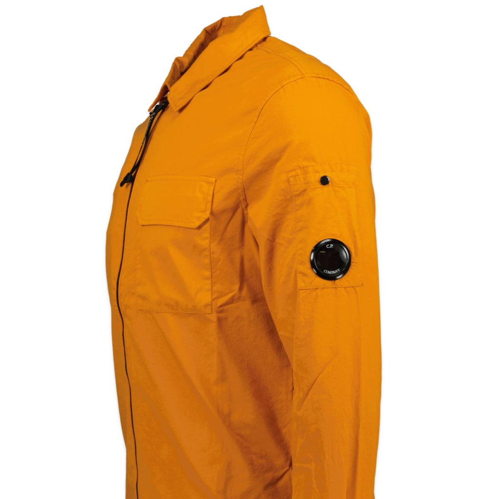 CP Company Cotton Lens Overshirt Jacket Desert Orange - Boinclo ltd - Outlet Sale Under Retail
