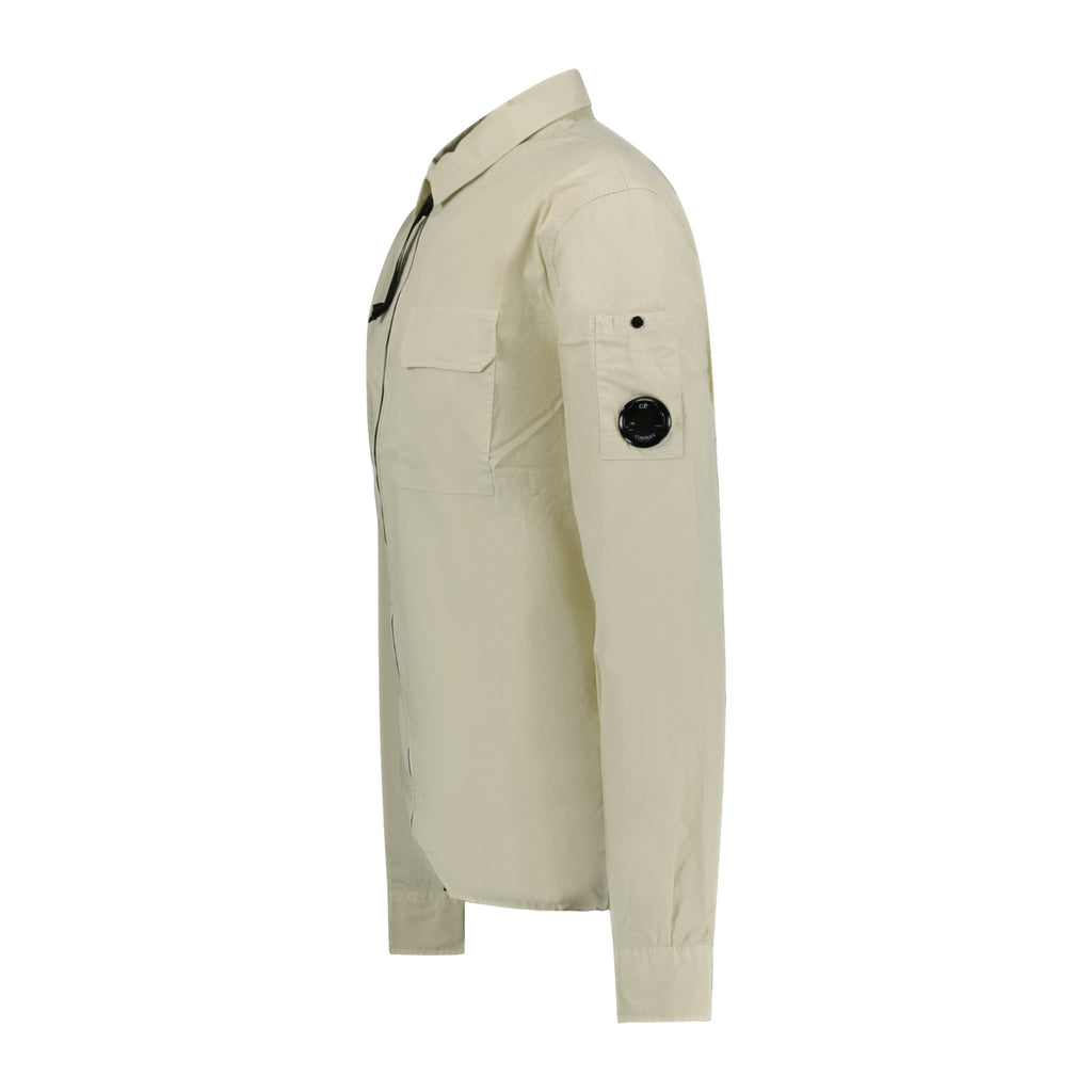 CP Company Cotton Lens Overshirt Jacket Sandshell - Boinclo ltd - Outlet Sale Under Retail