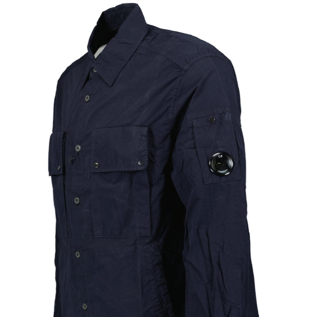 CP Company Flatt Nylon Overshirt Navy - Boinclo ltd - Outlet Sale Under Retail