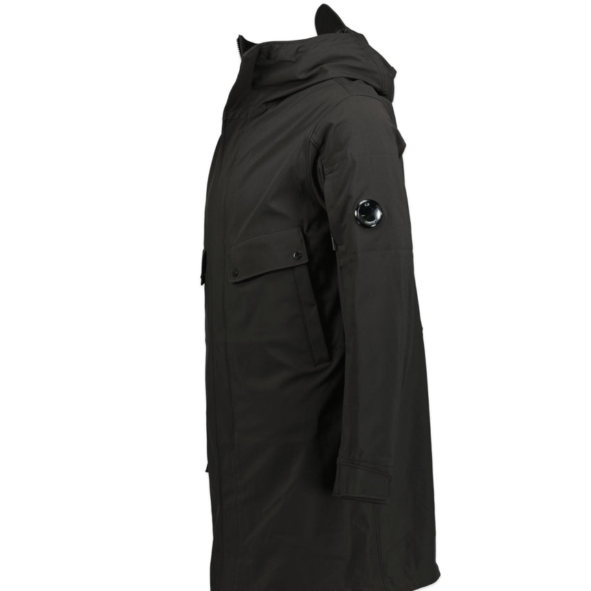 CP Company Front Pocket Softshell Arm Lens Jacket Black - Boinclo ltd - Outlet Sale Under Retail