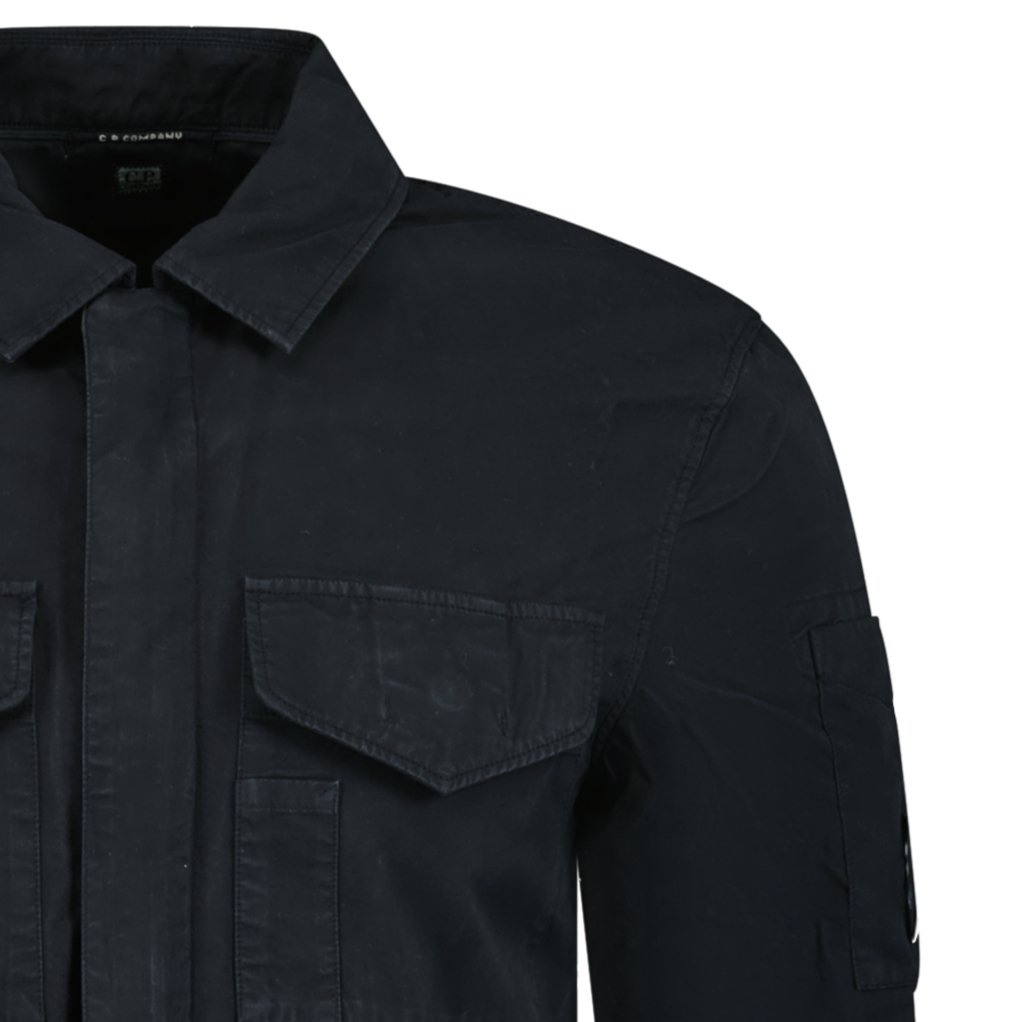 CP Company 'Gabardine' Overshirt Black - Boinclo ltd - Outlet Sale Under Retail