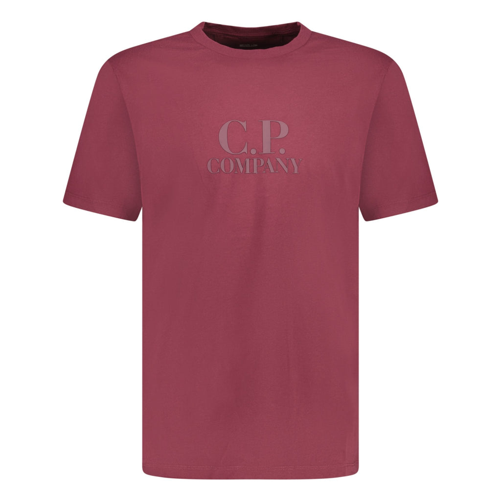 CP Company Jersey T-Shirt Maroon - Boinclo ltd - Outlet Sale Under Retail