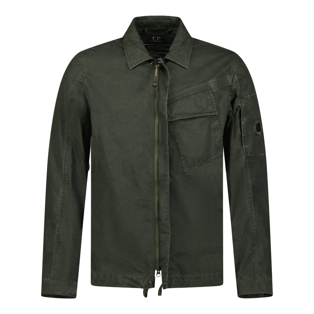 CP Company Lens 50 fili Overshirt Jacket Forest Night - Boinclo ltd - Outlet Sale Under Retail