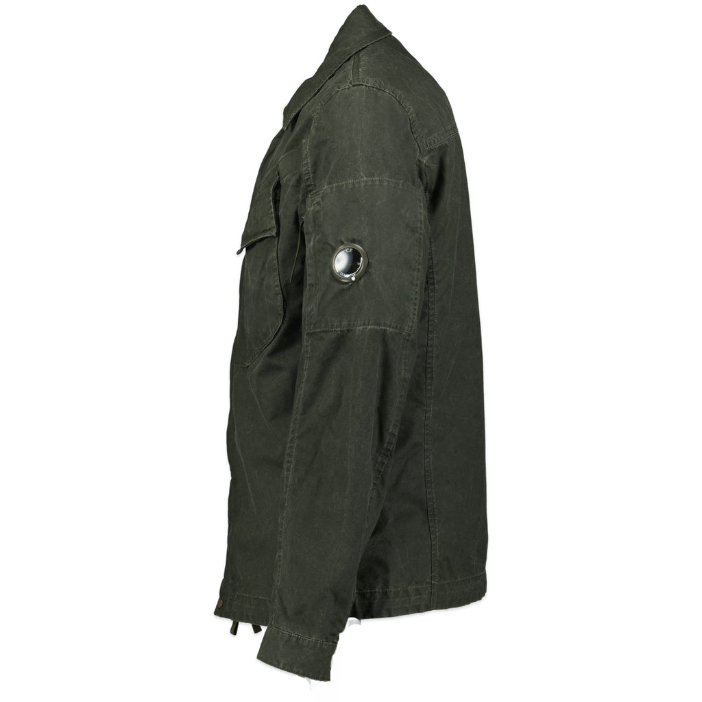CP Company Lens 50 fili Overshirt Jacket Forest Night - Boinclo ltd - Outlet Sale Under Retail