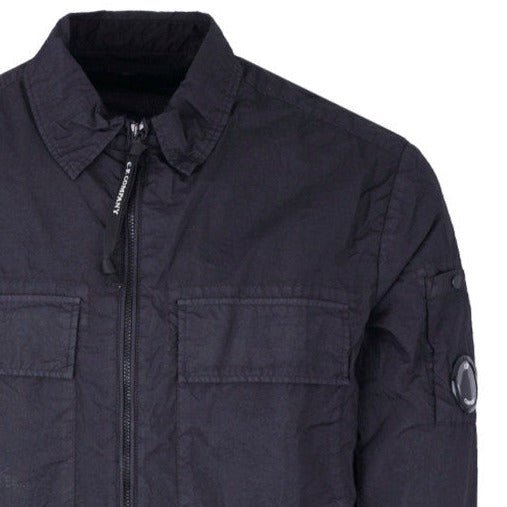 CP Company Lens Chrome Overshirt Jacket Navy - Boinclo ltd - Outlet Sale Under Retail