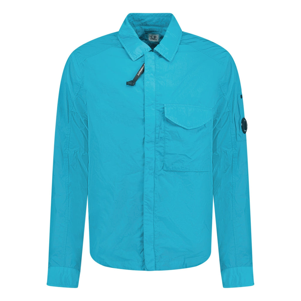 CP Company Lens Chrome Zip-Up Jacket Turquoise - Boinclo ltd - Outlet Sale Under Retail