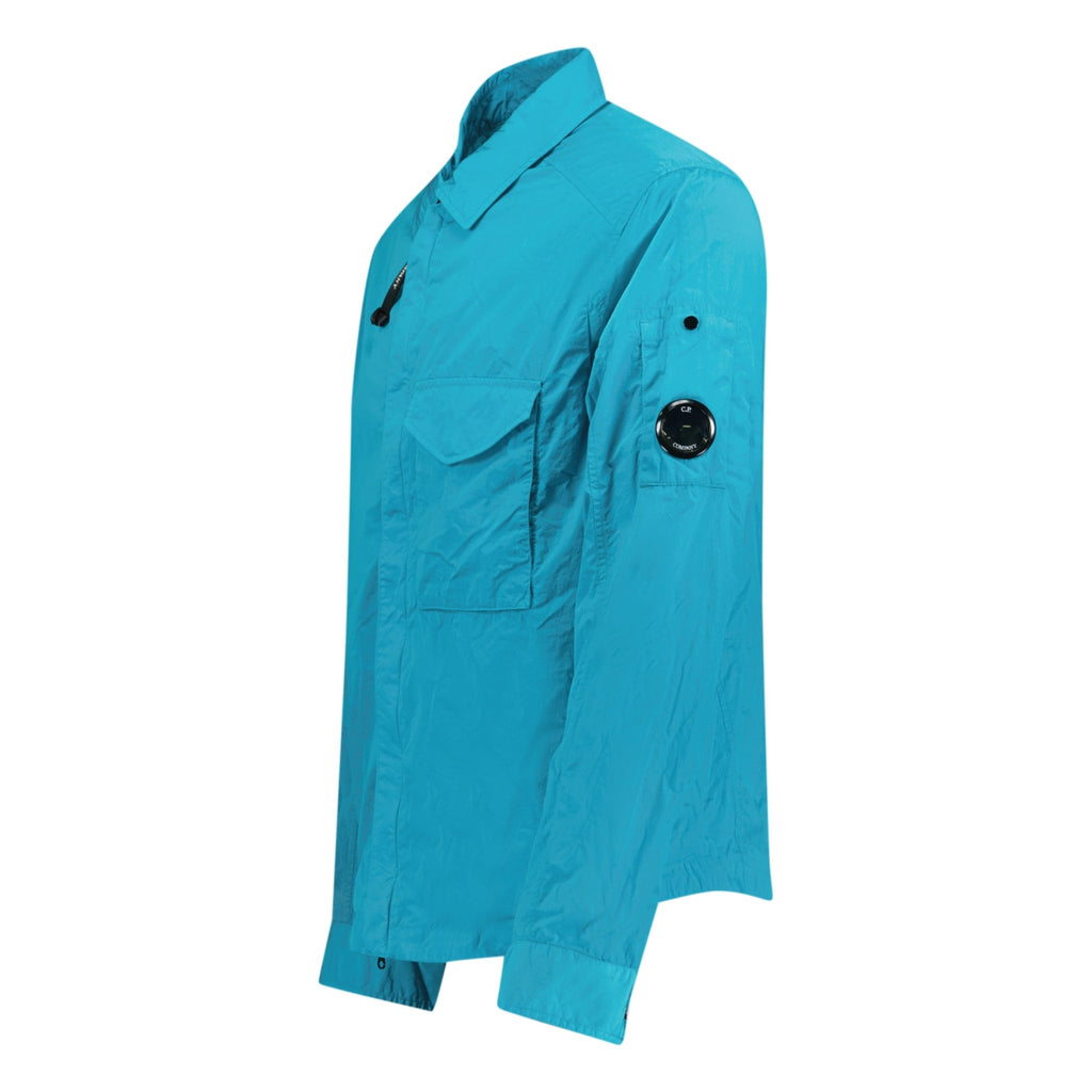 CP Company Lens Chrome Zip-Up Jacket Turquoise - Boinclo ltd - Outlet Sale Under Retail
