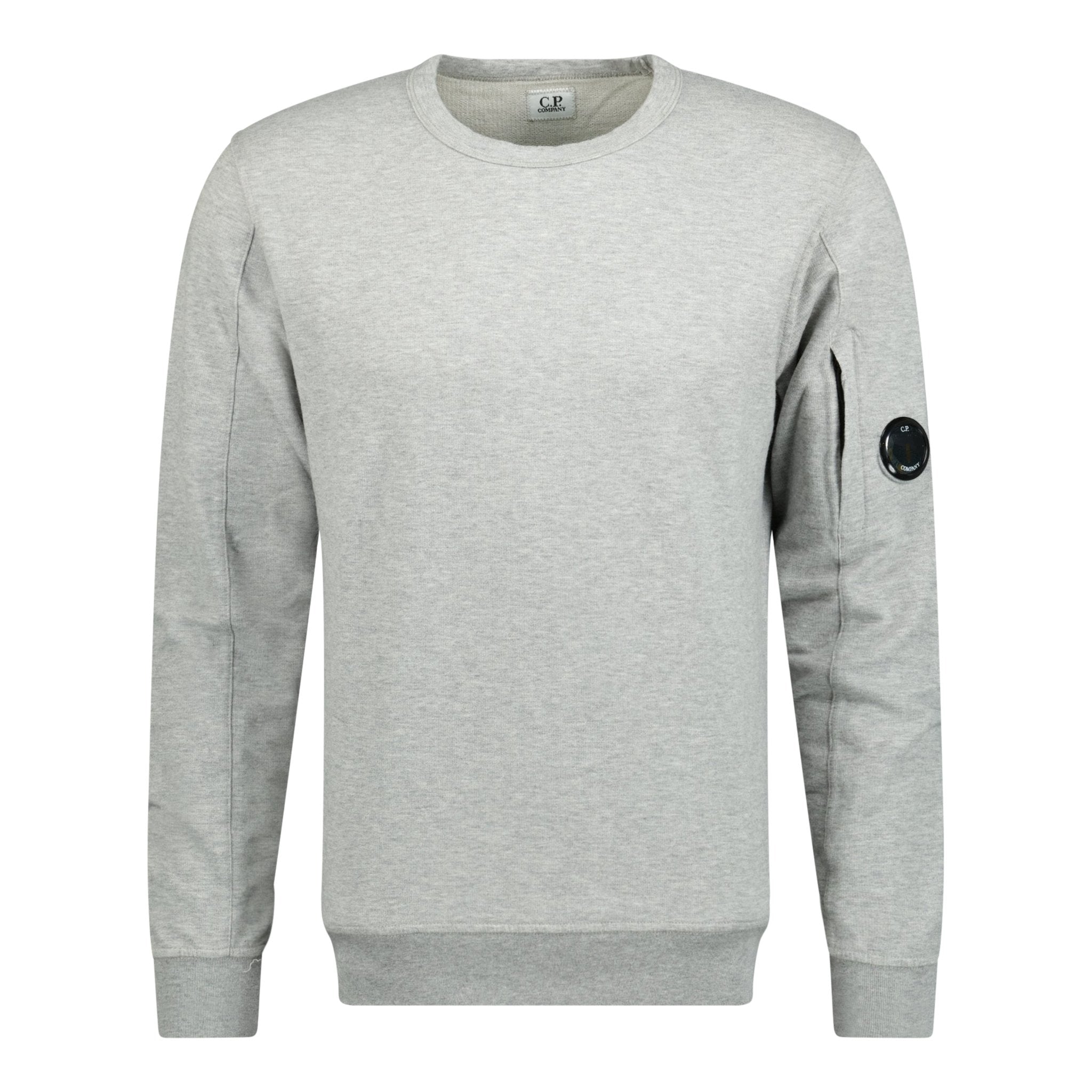 CP Company Lens Light Fleece Sweatshirt Grey