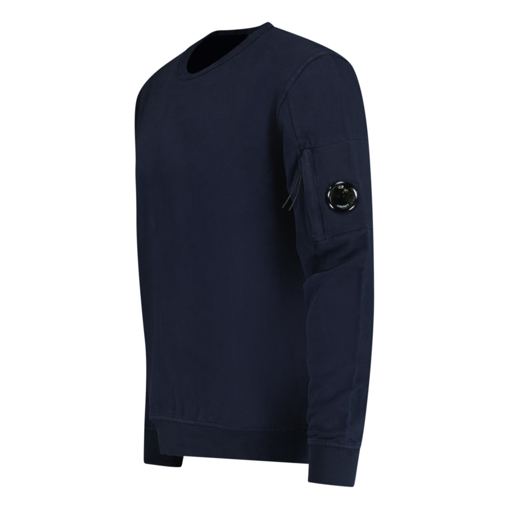 CP Company Lens Light Fleece Sweatshirt Navy - Boinclo ltd - Outlet Sale Under Retail