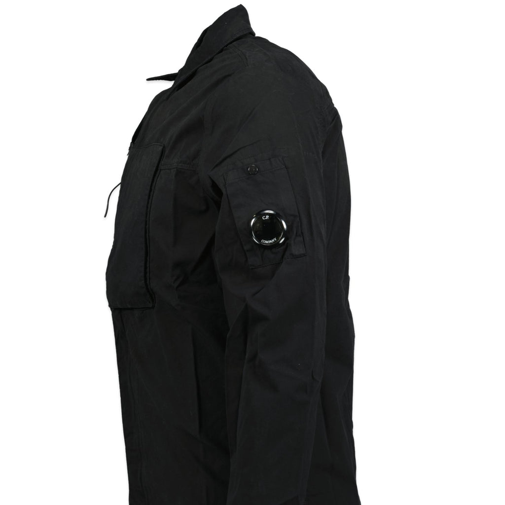 CP Company Lens Overshirt Jacket Black - Boinclo ltd - Outlet Sale Under Retail