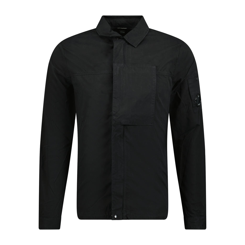 CP Company Lens Overshirt Jacket Black - Boinclo ltd - Outlet Sale Under Retail