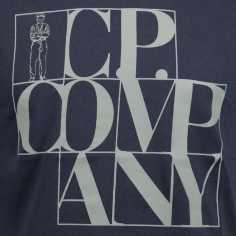 CP Company Logo Print Sailor T-Shirt Navy - Boinclo ltd - Outlet Sale Under Retail