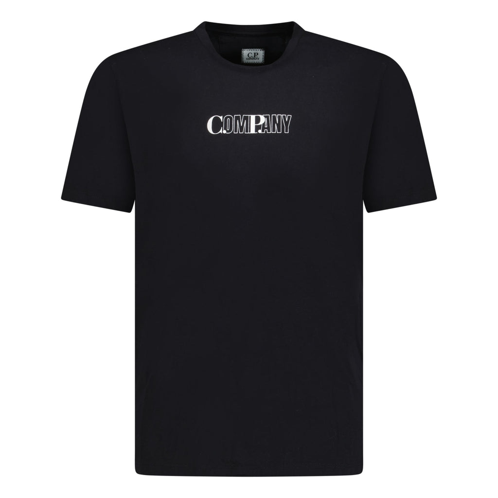 CP Company Logo Print T-Shirt Black - Boinclo ltd - Outlet Sale Under Retail