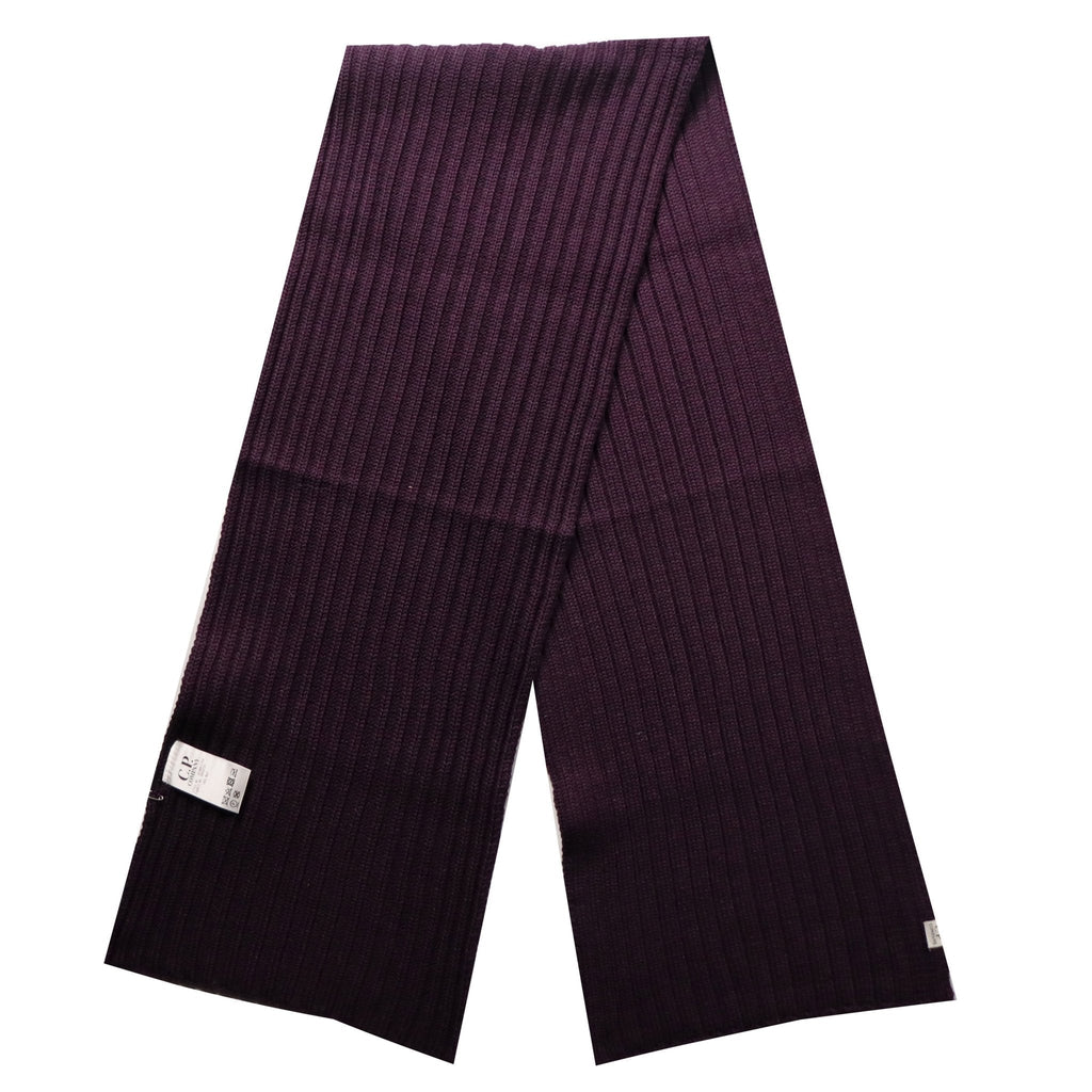 CP Company Logo Wool Scarf Purple - Boinclo ltd - Outlet Sale Under Retail