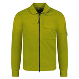 CP Company Long Sleeve Zip Up Shirt Olive Green - Boinclo ltd - Outlet Sale Under Retail