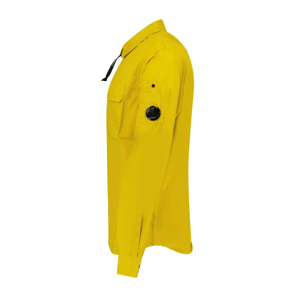 CP Company Long Sleeve Zip Up Shirt Yellow - Boinclo ltd - Outlet Sale Under Retail