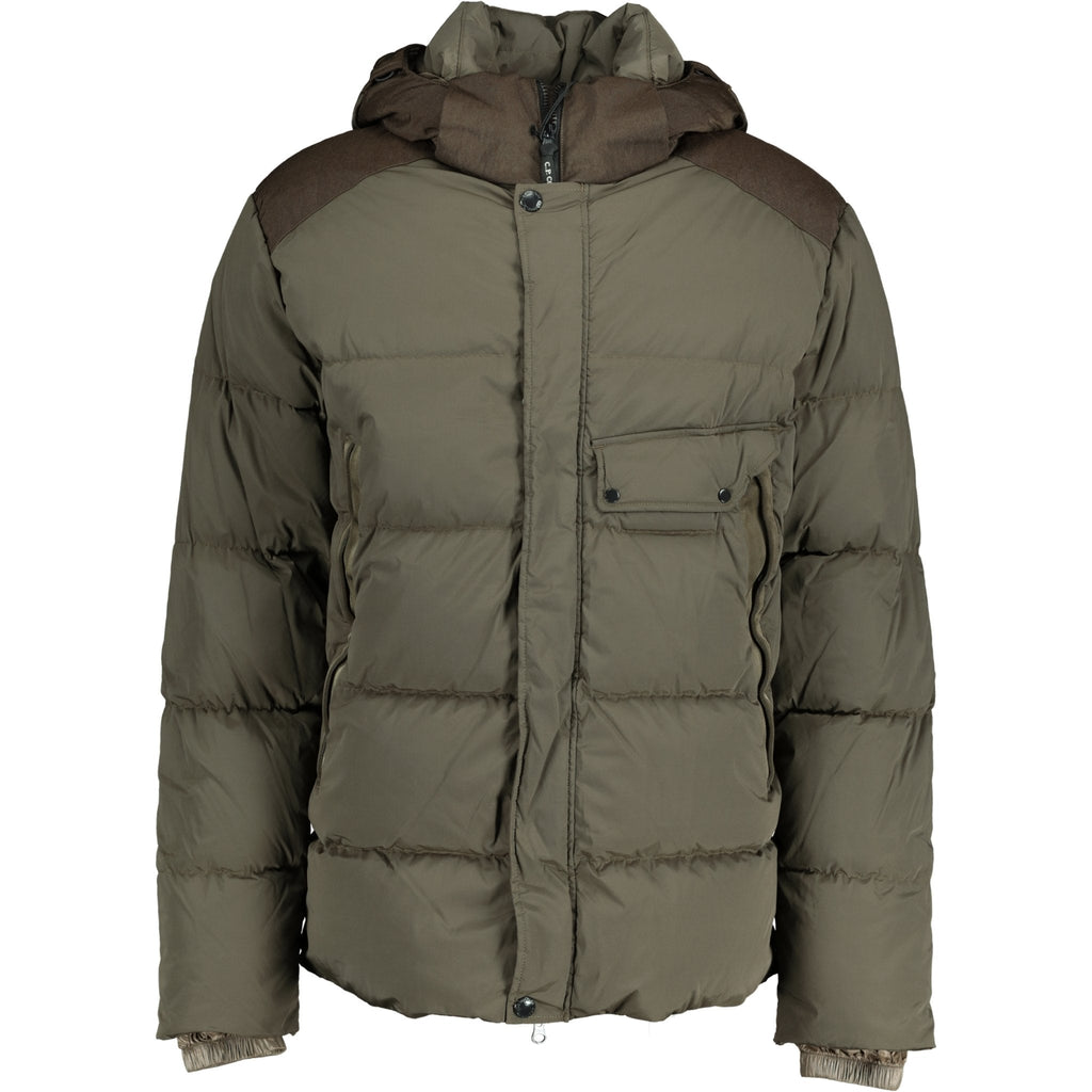 CP Company Polyamide Nycra Down Jacket Olive - Boinclo ltd - Outlet Sale Under Retail