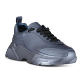 Dolce & Gabbana Leather Daymaster Trainers Slate Blue - Boinclo ltd - Outlet Sale Under Retail