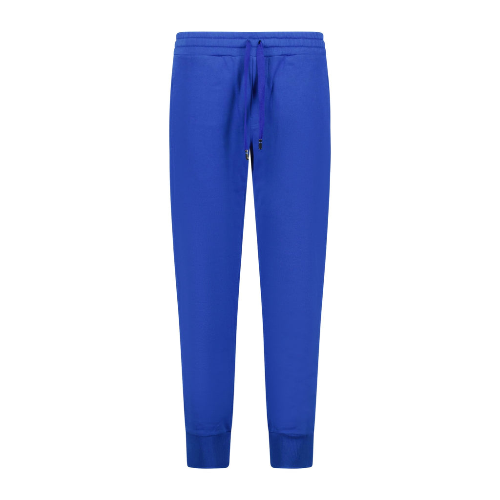 Dolce & Gabbana Logo Plaque Sweatpants Blue - Boinclo ltd - Outlet Sale Under Retail