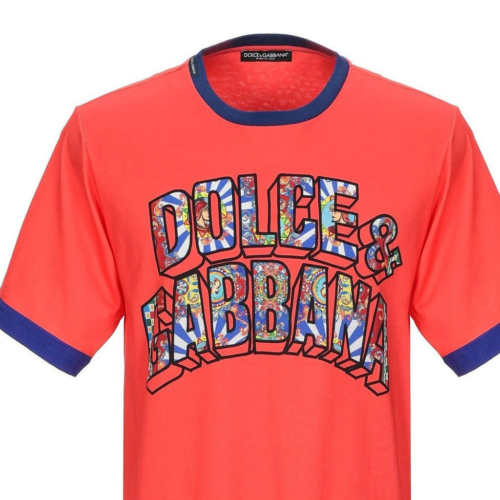 Dolce & Gabbana Logo T-Shirt Coral - Boinclo ltd - Outlet Sale Under Retail
