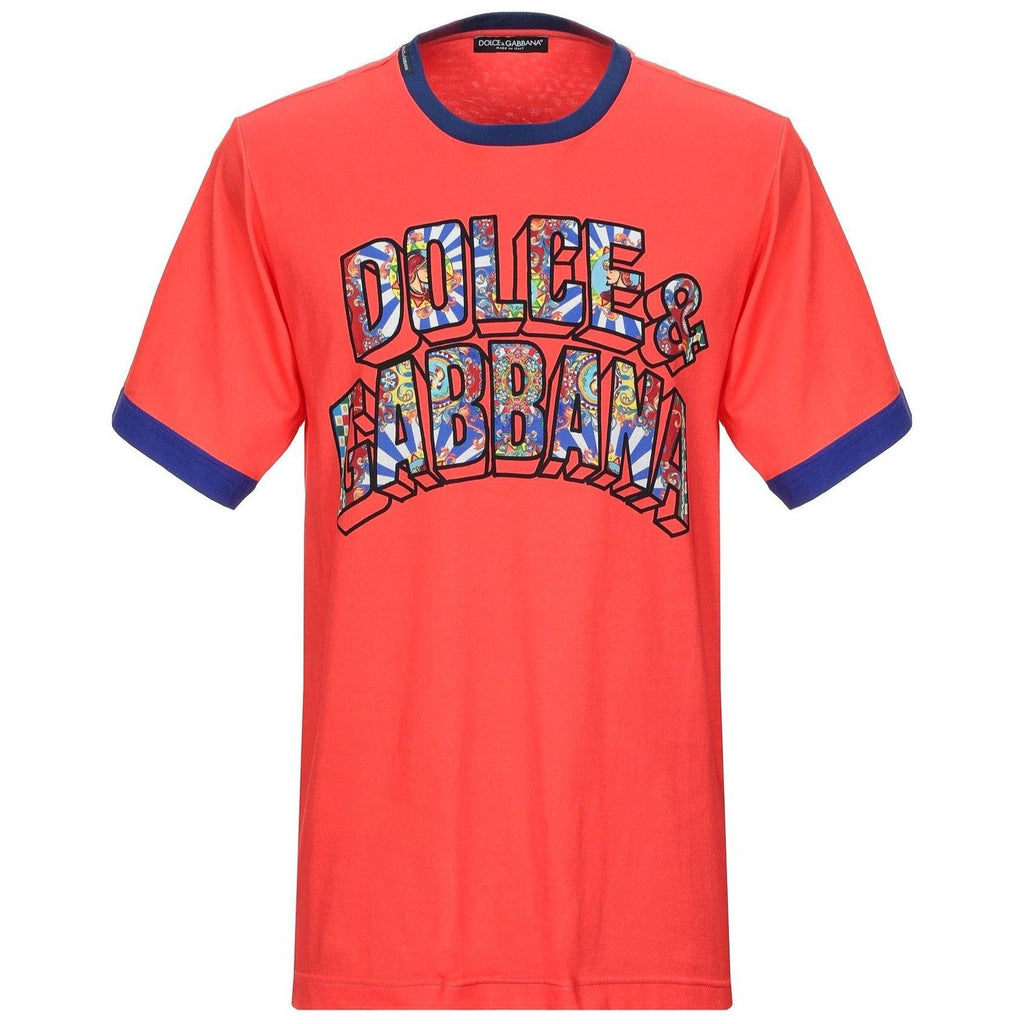Dolce & Gabbana Logo T-Shirt Coral - Boinclo ltd - Outlet Sale Under Retail