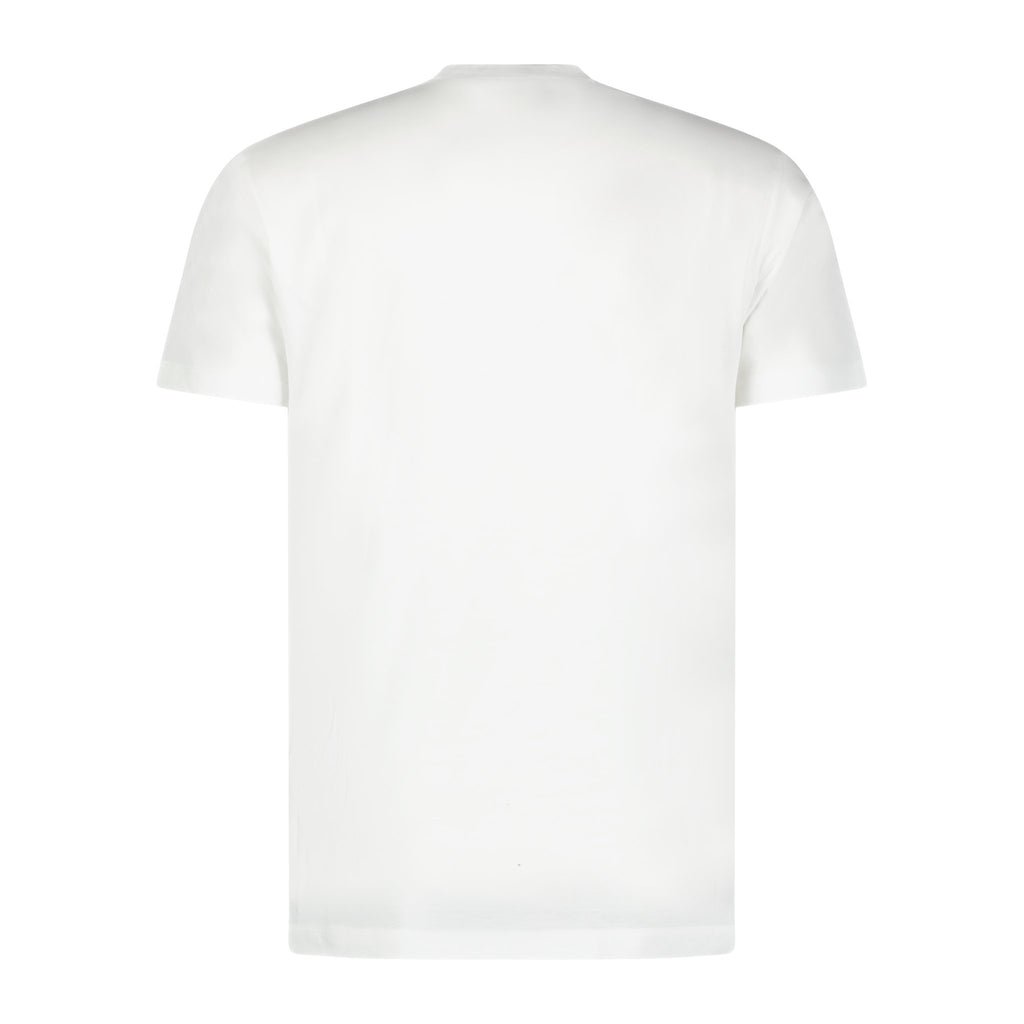 DSquared2 Caten Bros Logo T-Shirt White - Boinclo ltd - Outlet Sale Under Retail