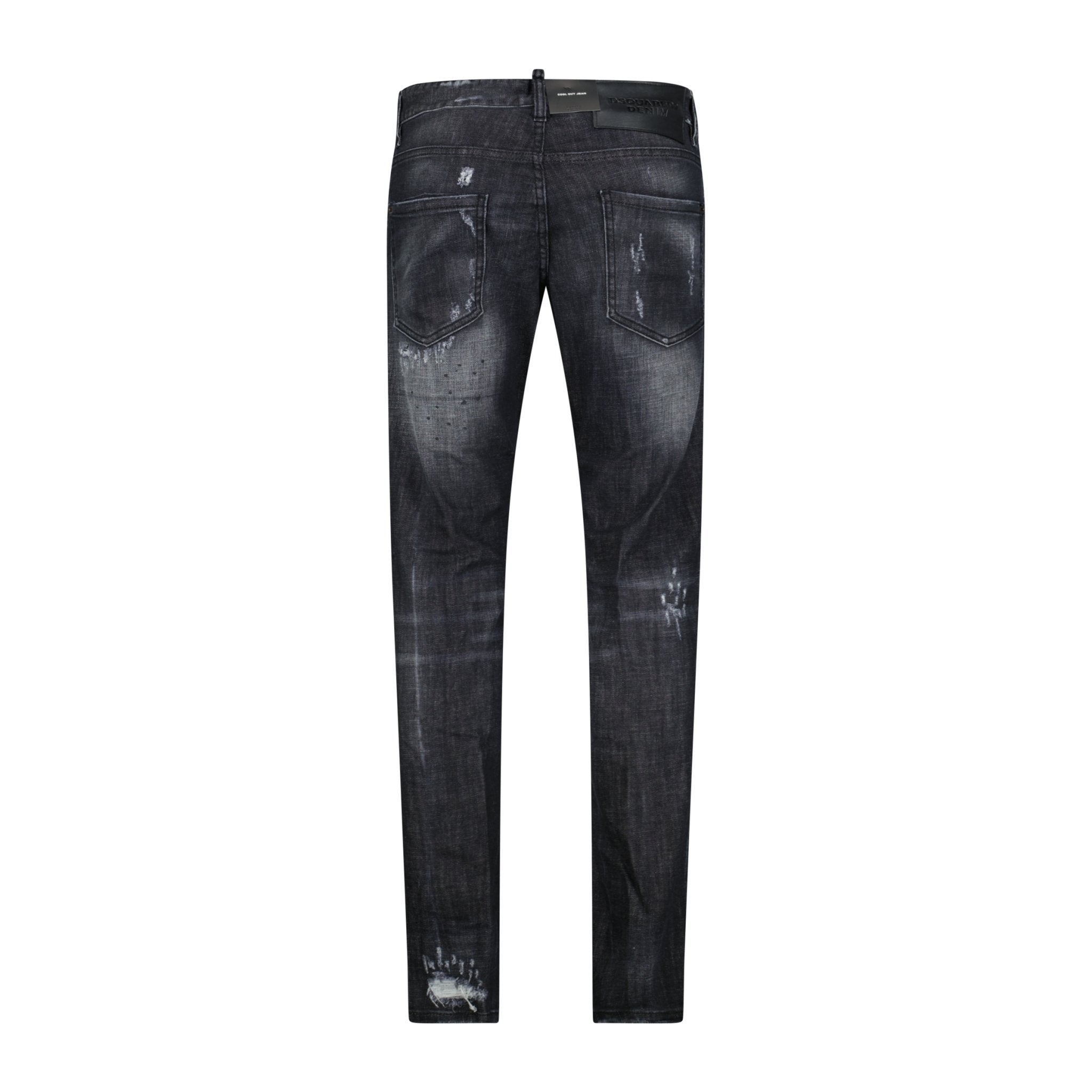 DSquared2 'Cool Guy' Print Logo Slim Fit Jeans Black | Boinclo ltd ...