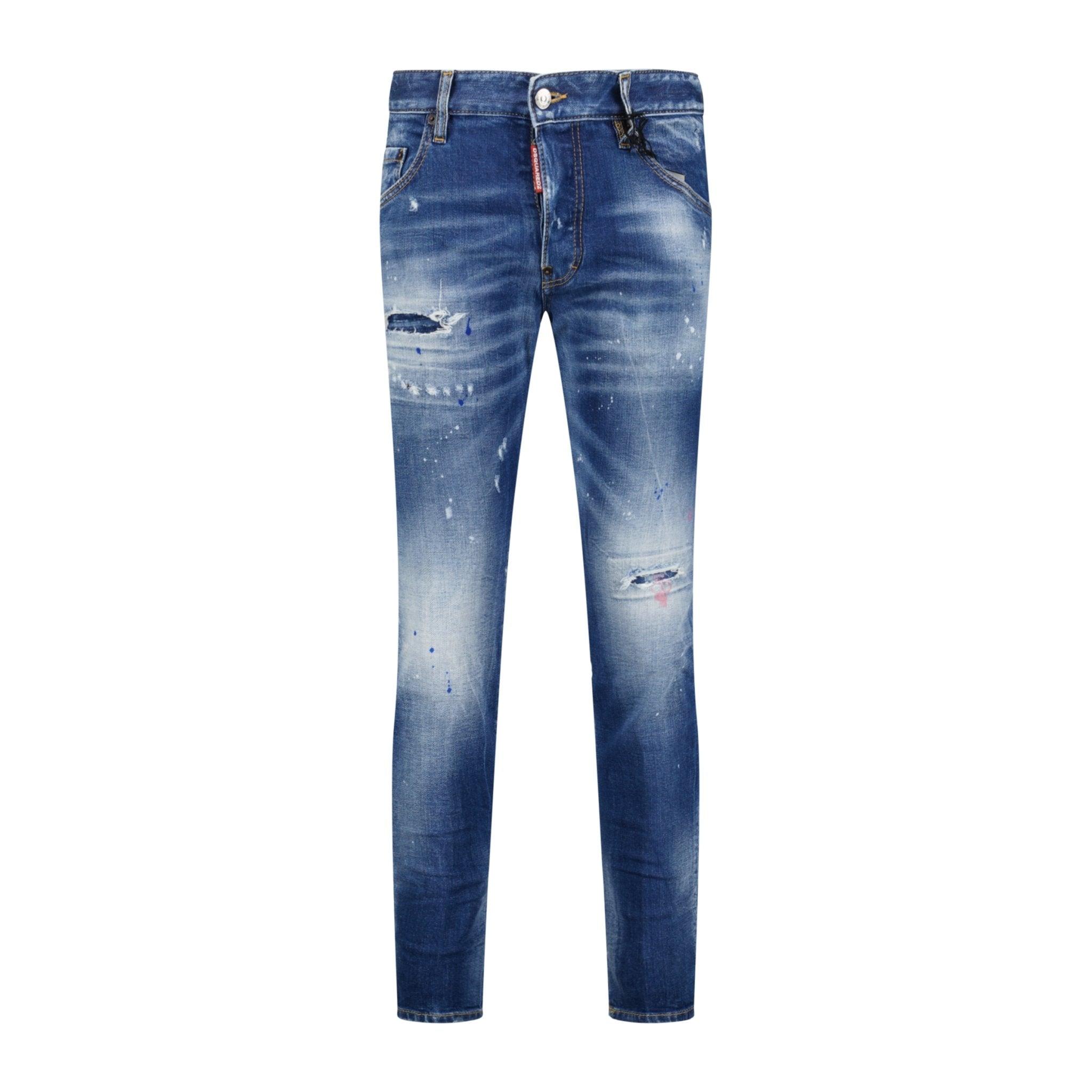 DSquared2 'Skater' Stone Wash Slim Fit Jeans Blue