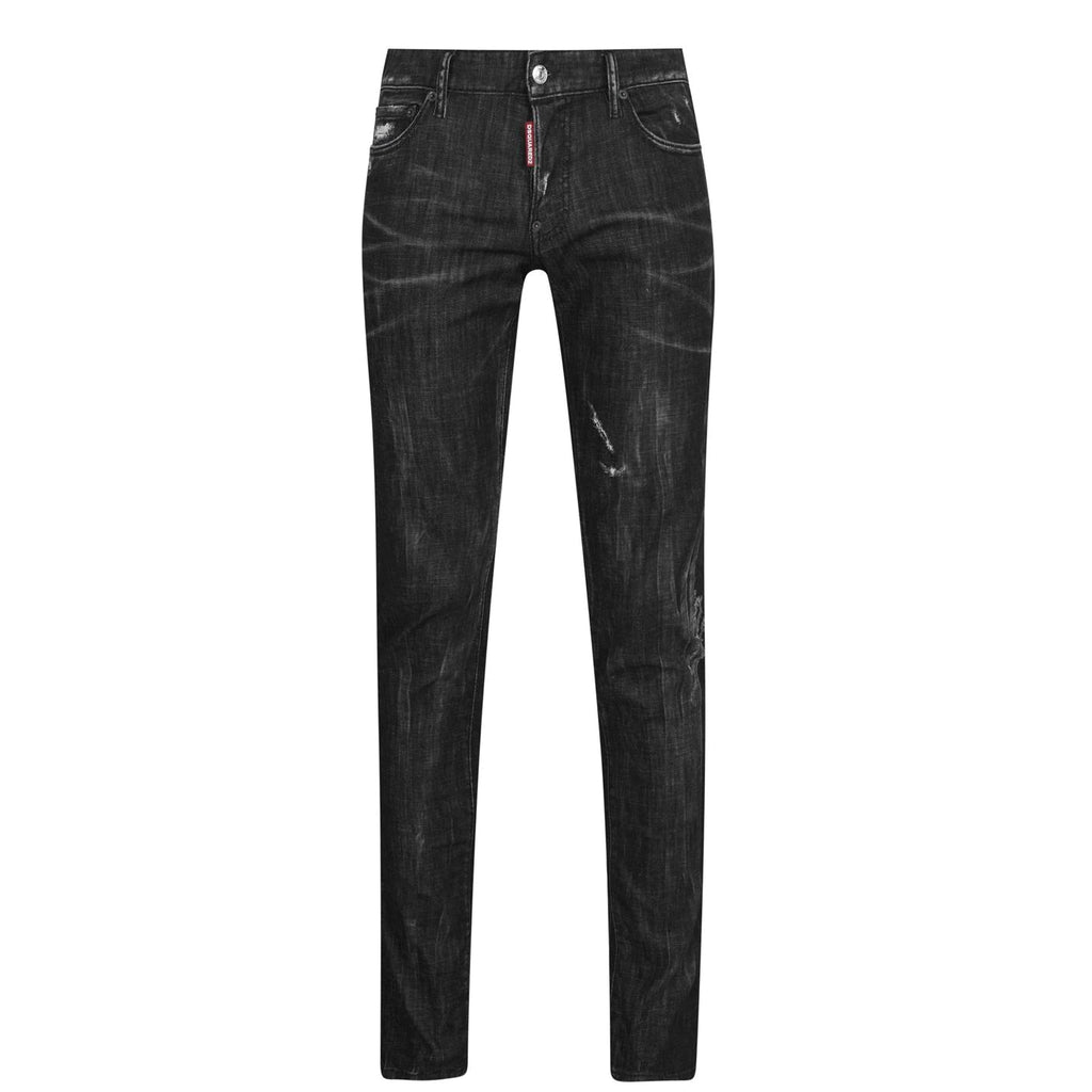 DSquared2 'Slim' Distressed Jeans Black - Boinclo ltd - Outlet Sale Under Retail