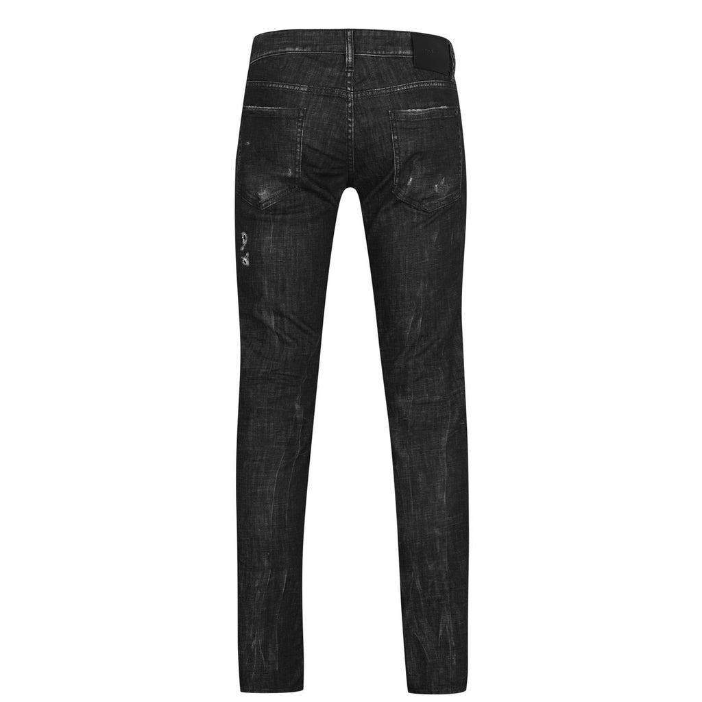 DSquared2 'Slim' Distressed Jeans Black - Boinclo ltd - Outlet Sale Under Retail